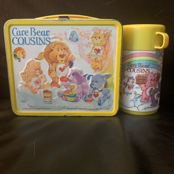 Care Bears Other - 1985 Care Bear Cousins Lunchbox and Thermos set🌤️🪴